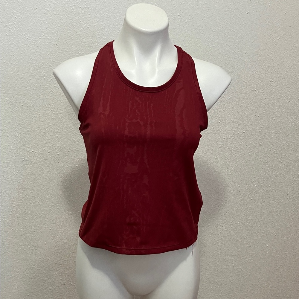 90 Degree By Reflex Cropped Athletic Tank Top Sz L